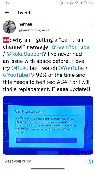 YouTube-TV-Can't-run-channel-error-on-Roku