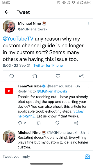 YouTube-TV-Custom-Guide-not-working