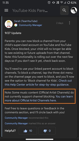 YouTube-supervised-account-channel-blocking