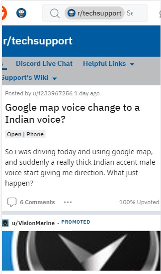 google maps indian accent voice issue reddit