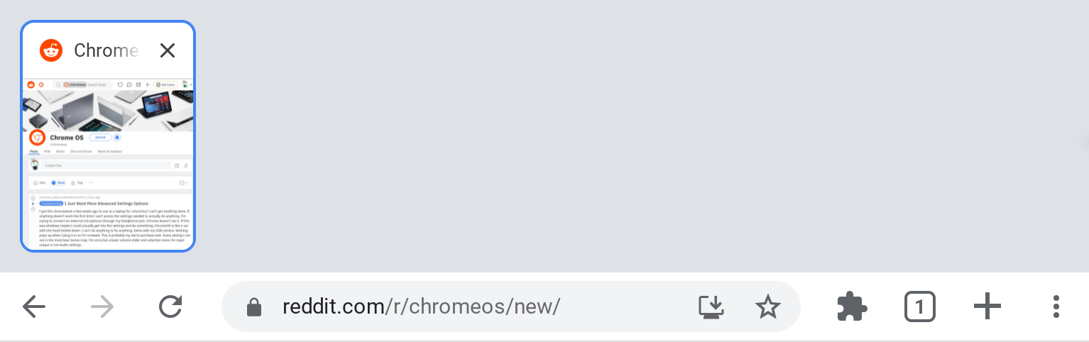 Here's how Chrome OS 93 users can get rid of new tab UI in Tablet Mode