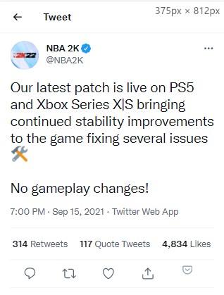 nba 2k stability patch is live
