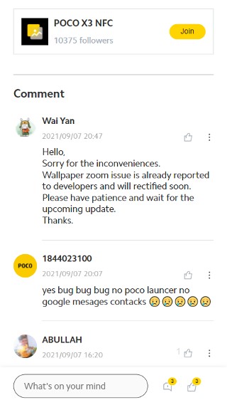 Poco users complain about wallpaper zoom/stretch issue on home screen