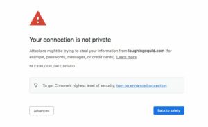 Google-Chrome-Not-secure-error