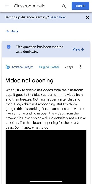 Google-Classroom-video-playback-issue