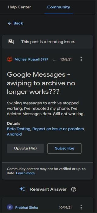 Google-Messages-swipe-to-archive-missing