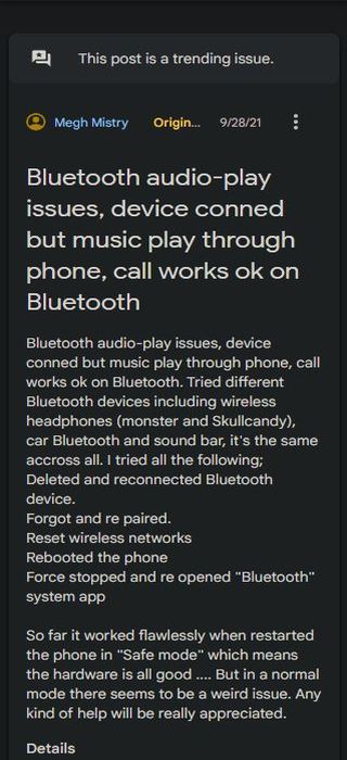 Google-Pixel-Bluetooth-Audio-connectivity-issue