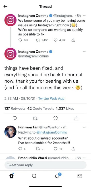 Instagram-down-fixed-now