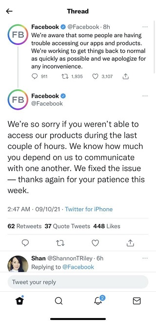 facebook-down-fixed-maintenant