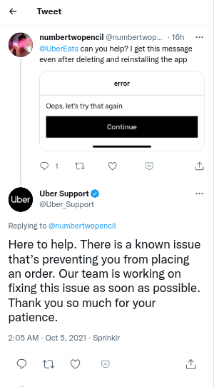 uber app not working