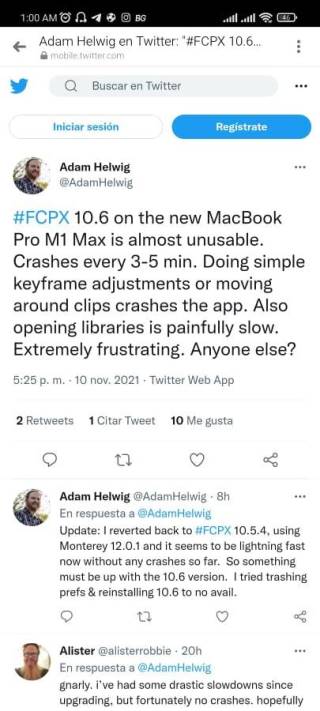 Apple-Final-Cut-Pro-10.6-not-working-slow-not-responding-macOS-12-1