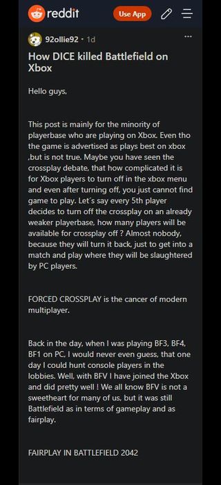 Battlefield-2042-forced-crossplay-Xbox