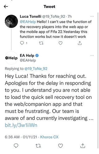 FIFA 22 – How to Fix Web-App Not Working!