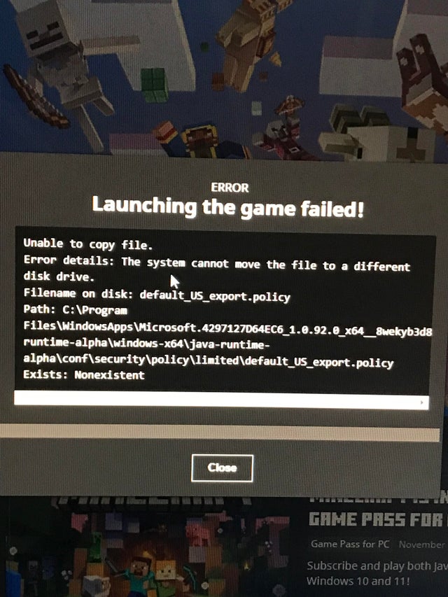 minecraft launcher not working windows 11