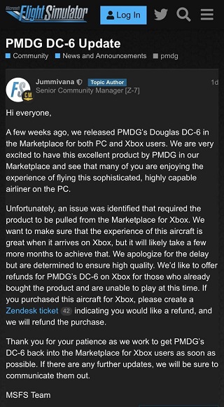 PMDG-DC-6-update
