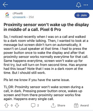 Pixel-6-proximity-sensor-not-working