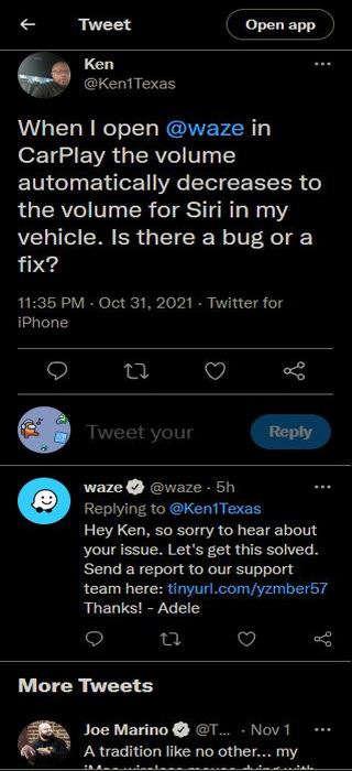 Waze-CarPlay-volume-decreasing-suddenly-issue