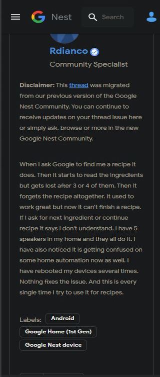 Google-Nest-recipes-next-step-command-not-working