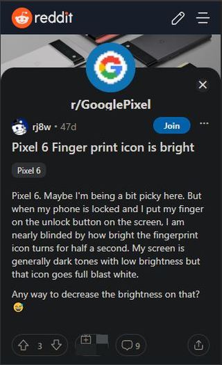 Pixel-6-fingerprint-sensor-night-brightness