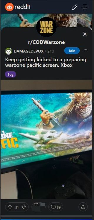 Warzone-Pacific-update-Xbox-crashing-freeze