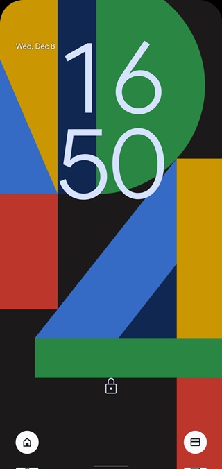 google-pixel-android-12l-lockscreen-clock
