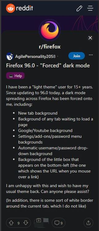 Firefox-forced-dark-mode