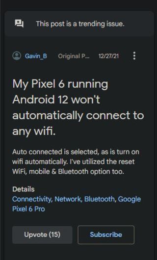 Google-Pixel-6-Wifi-auto-connect-issue