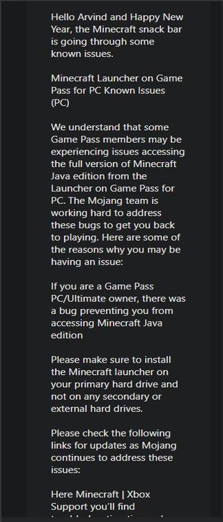 Minecraft-Java-Edition-Launcher-GamePass-issue-ack