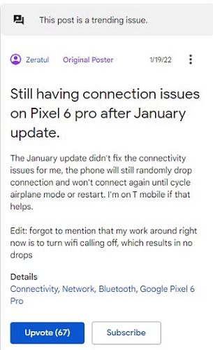 Pixel-6-January-update-mobile-network-issue