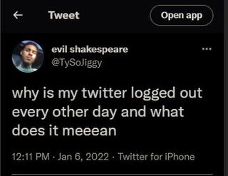 Twitter-randomly-logging-out-users