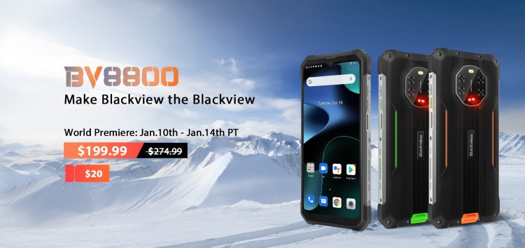 Blackview BV8800 rugged smartphone now on sale for $199.99 on AliExpress