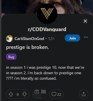 COD-Vanguard-Prestige-level-displaying-inaccurately