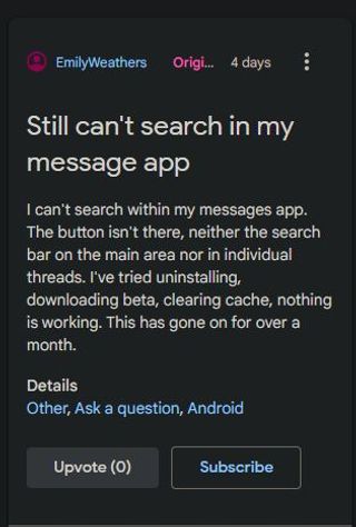 Google-Messages-search-function-not-working