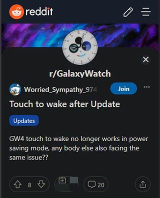 Samsung-Galaxy-Watch-4-tap-to-wake-not-working-One-UI-4-Wear-OS-3.2-update