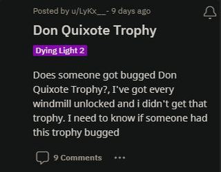 Dying-Light-2-Don-Quixote-trophy-bugged