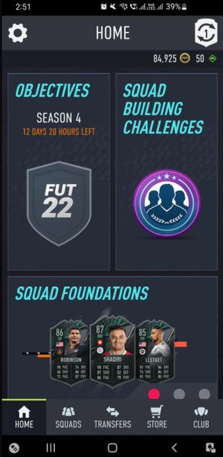 FUT 22 Android companion app zoomed in issue gets acknowledged