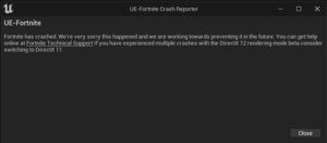Fortnite Crashing on PC Chapter 3 Season 2 Update