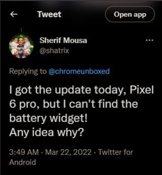 Pixel-6-battery-widget-missing-after-march-update