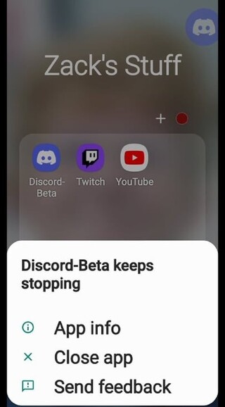 Discord app crashing on Android units after each couple of minutes