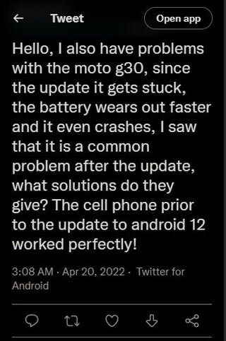 Motorola-Moto-G30-crashing-turning-off-automatically-Android-12-update