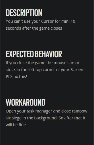 Rainbow-Six-Siege-cursor-stuck-at-top-left-of-screen-after-quitting-game-workaround