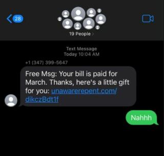 T-Mobile-spam-text-message-group