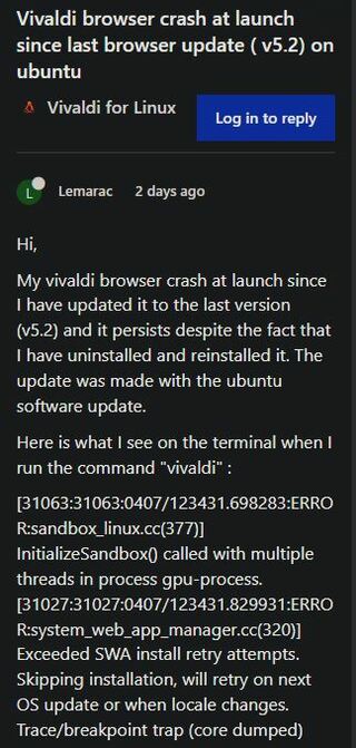 Vivaldi-crashing-after-update-5.2