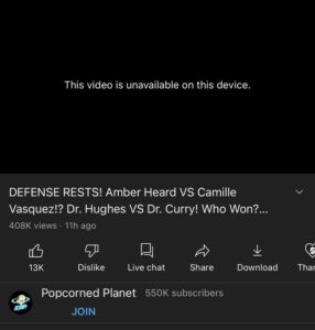 YouTube 'This video is unavailable on this device' error acknowledged