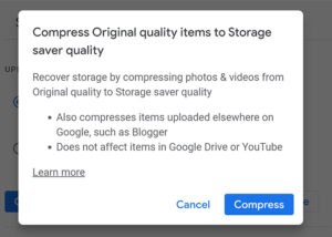 free up storage on Google Photos
