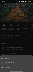 Edit Date and Time in Google Photos