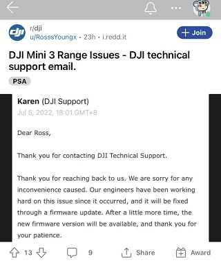 DJI-support-email