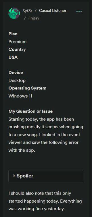 Spotify-Windows-app-crashing