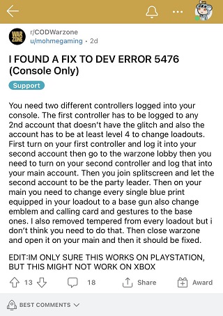 Dev-error-5476-fix-ps