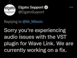 Elgato-Wave-link-VST-plugin-audio-issues-acknowledgement